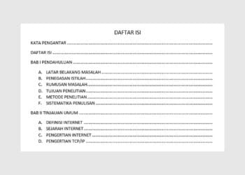 Cara Mudah Membuat Daftar Isi Otomatis di Microsoft Word