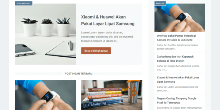 LinkMagz Blogger Template, Tema Premium Blogspot dari Sugeng.id 1 Template Blogger Premium Terbaik dengan Fitur Lengkap