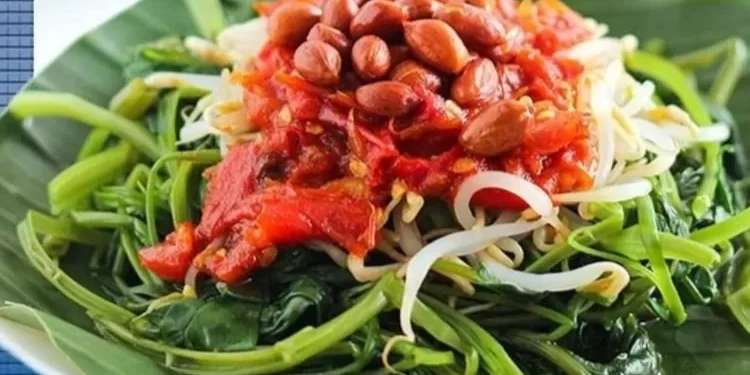 Resep Plecing Kangkung Khas Lombok 1 Resep Plecing Kangkung