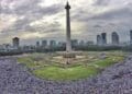 Terdapat 3.643 Anggota TNI-Polri Mengamankan Aksi Demo Disekitaran Monas