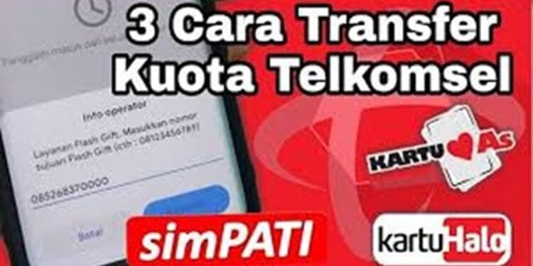 Cara Transfer Kuota Telkomsel dan Tarifnya 1 Cara Transfer Kuota Telkomsel dan Tarifnya