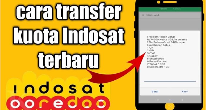 5 Cara Transfer Kuota Indosat dengan Mudah dan Cepat 1 Cara Transfer Kuota Indosat dengan Mudah dan Cepat
