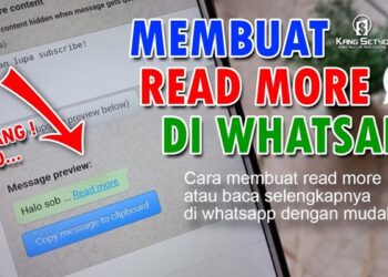 Fitur Read More WhatsApp, Ini Cara Menggunakannya