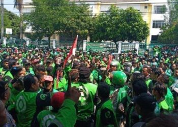 Driver Ojol Gelar Aksi Demo Hari Ini, Berikut Tuntutannya