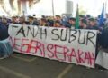 Aksi Unjuk Rasa Hari Tani Nasional di Ternate, Mahasiswa Bawa 10 Tuntunan: Ini Isinya