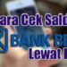 Cara Cek Saldo BRI Lewat SMS Mudah