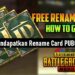 2 Cara Mendapatkan Rename Card PUBG Gratis Mudah 8 Download Yacine TV APK