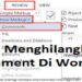 Cara Menghilangkan Comment di Word 8 6 Cara Menghasilkan Uang dari HP Online