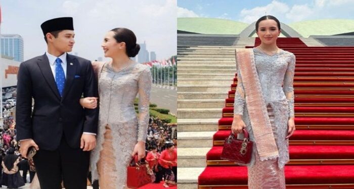 Beby Tsabina Temani Suami Pelantikan Anggota DPR RI, Tampil Anggun Kenakan Tas 100 Juta 1 Beby Tsabina Temani Suami Pelantikan Anggota DPR RI, Tampil Anggun Kenakan Tas 100 Juta