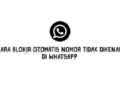 Cara Anonymous Chat WhatsApp