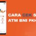 Cara Cek Saldo ATM BNI PKH 8 Kode Buah Like It 2025