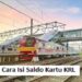 3 Cara Isi Saldo Kartu KRL Online dan Offline
