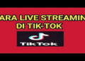 Ini Syarat dan Cara Live di TikTok Untuk Pemula