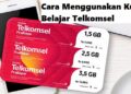 Begini Cara Menggunakan Kuota Belajar Telkomsel