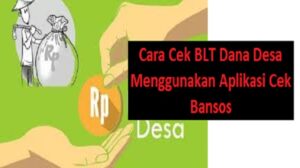 Cara Cek BLT Dana Desa